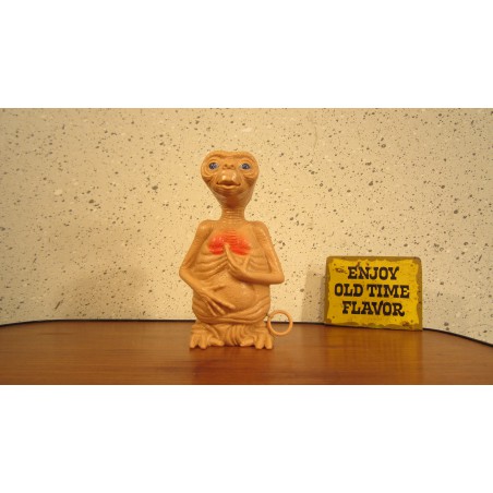 Kunststof vintage E.T. figuur met trek-geluid