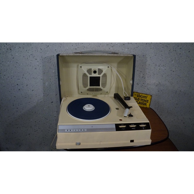 Prachtige Philips AG-4856W buizen koffer platenspeler Prachtige Philips AG-4856W buizen koffer platenspeler