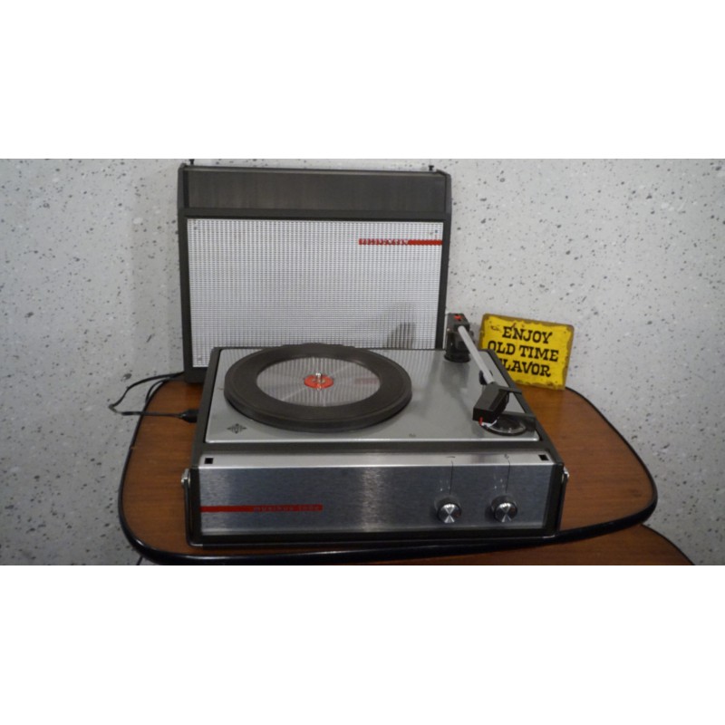 Bijzonder mooie Telefunken musikus 1o8v koffer platenspeler
