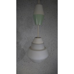 baas snelheid Zwart Mooie verstelbare design hanglamp - melkglas