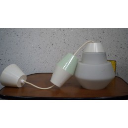 Mooie verstelbare design hanglamp - melkglas