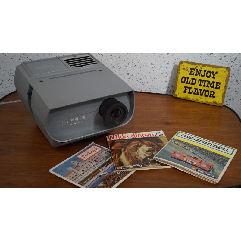 gaf - Viewmaster CLASSIC Projector + 3 dia series