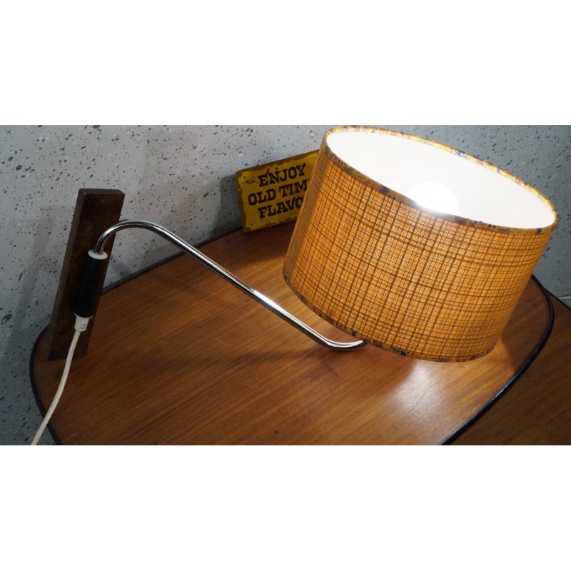 aanvaardbaar Haas Sterkte Leuke vintage wandlamp met stoffen kap