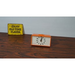 Mooi oranje Good Old Electric wekkertje