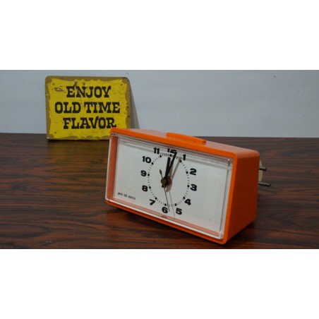 Mooi oranje Good Old Electric wekkertje