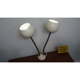 Prachtige zeldzame vintage designlamp - 2 bollen