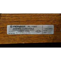 Mooie Pioneer PL-112D platenspeler - woodcase