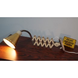 Zeldzame Erpees (SIS) schaarlamp - wandlamp