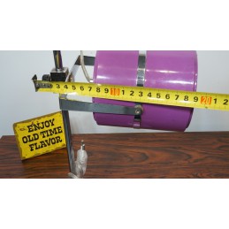 Prachtige paars vintage design tafellamp - Elma