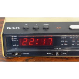 Prima Philips AS-470 wekker radio