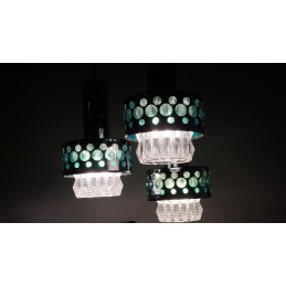 WOW! Fantastisch mooie Massive cascade hanglamp - 3 kelken