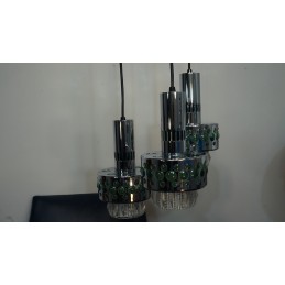 WOW! Fantastisch mooie Massive cascade hanglamp - 3 kelken