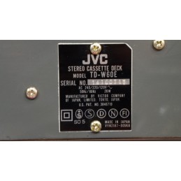 Goed JVC TD-W60 cassettedeck - dubbel