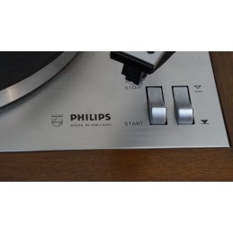 Prachtige Philips GA408 woodcase platenspeler