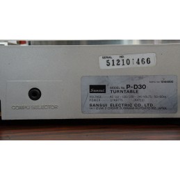 Kekke vintage Sansui PD-30 platenspeler