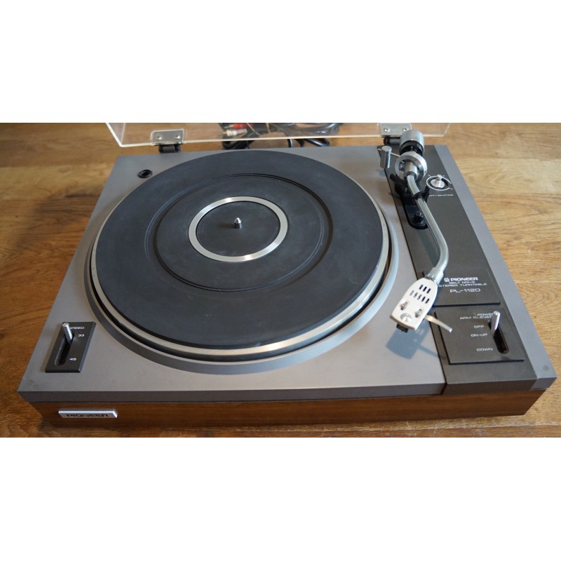 Pioneer PL 112D platenspeler met Ortofon MC-1 turbo