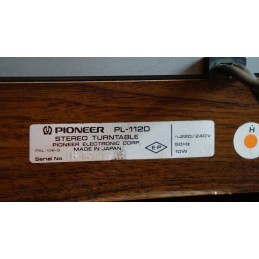 Pioneer PL 112D platenspeler met Ortofon MC-1 turbo