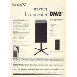 Setje hele fijne originele B&W DM2 luidsprekers