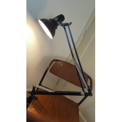 Prachtige Luxo L-1 Angelpoise lamp - Jac Jacobsen - Noorwegen - schaarlamp - zwart