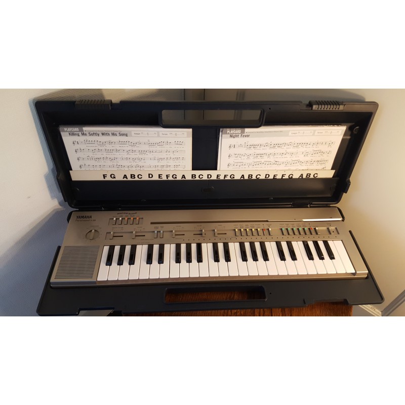 Vintage YAMAHA Portasound PC-100 Keyboard-magneet kaarten