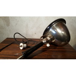 Vintage loop lamp - hand lamp - UV lamp - metaal/hout