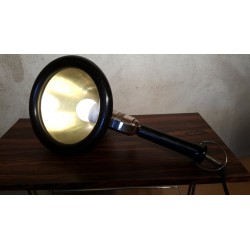 Vintage loop lamp - hand lamp - UV lamp - metaal/hout
