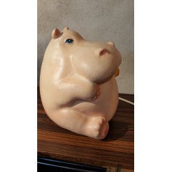 Vintage Nijlpaard nacht lamp - voor liefhebber / kinderkamer