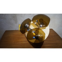Mooie vintage design plafond-lamp - plexiglas