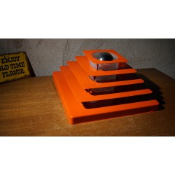 Prachtige Hustadt Leuchten - Multi-Layered Pyramid plafondlamp